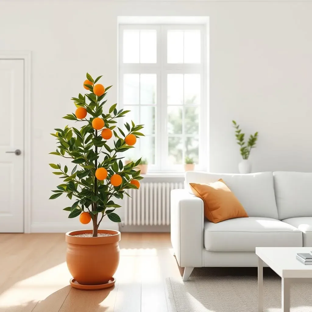 おしゃれなオレンジ鉢植えで変わる！インテリア実例集