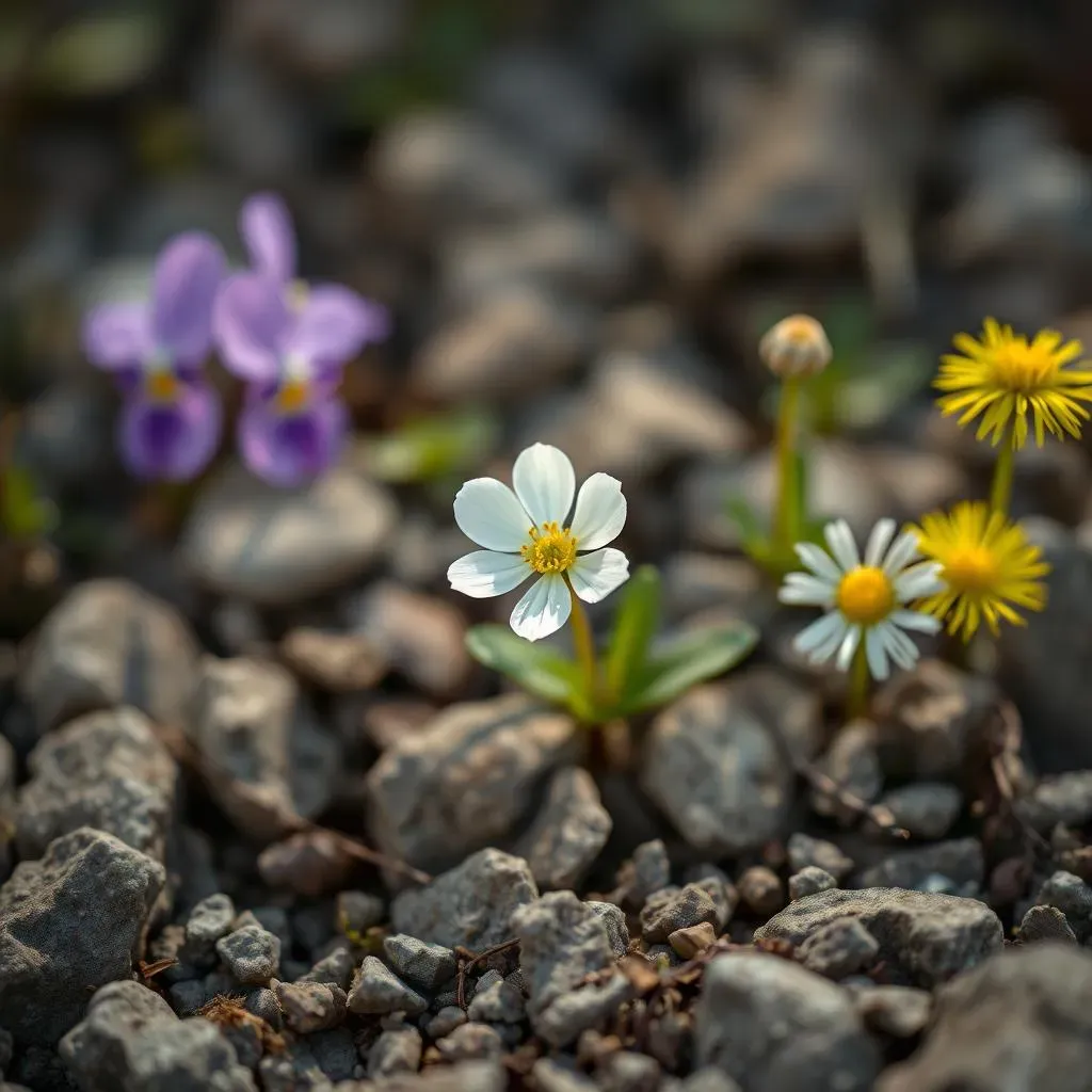 イワヤツデの花：開花時期や色の種類