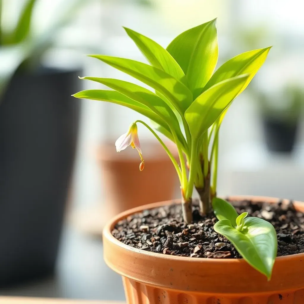 ウチョウランの土の管理：水やり、肥料、植え替えのタイミング