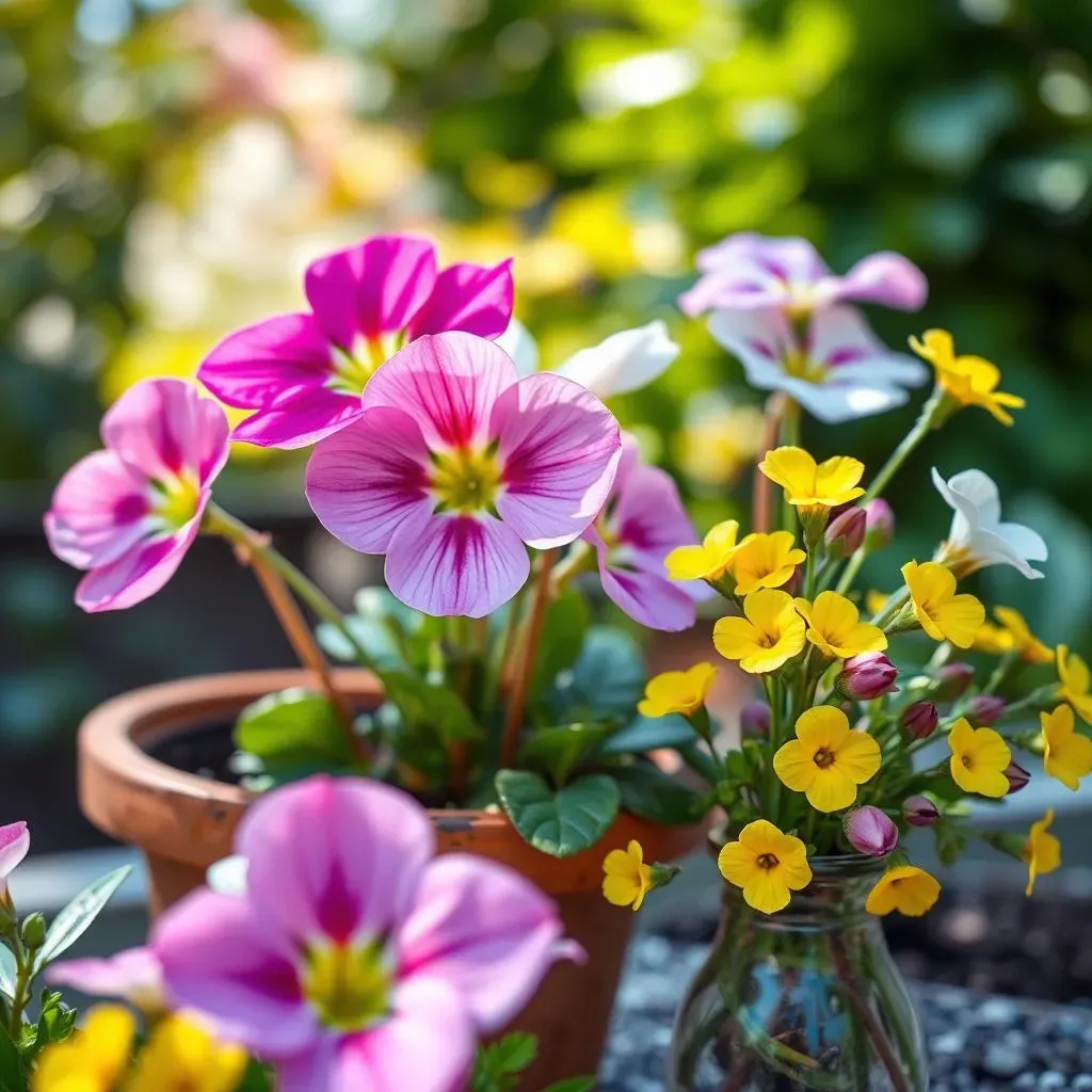 オキザリスの花をもっと楽しむ：増やし方とアレンジメント