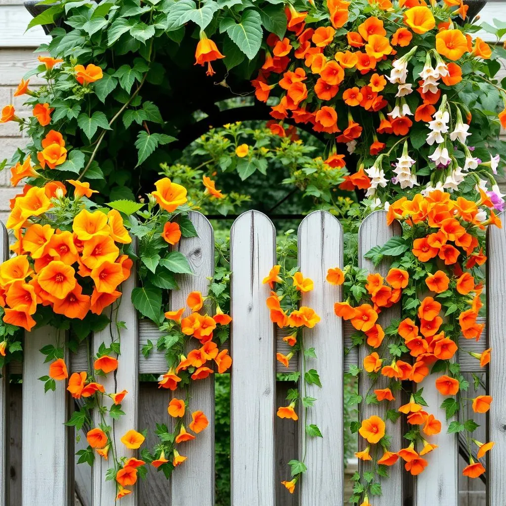 オレンジ色のつる花とは？種類と特徴