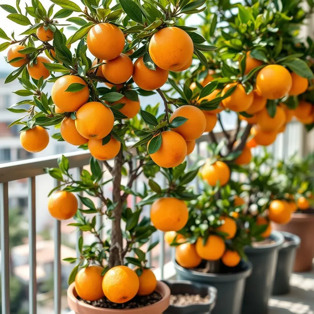 オレンジ鉢植えの種類：人気品種と特徴を知ろう