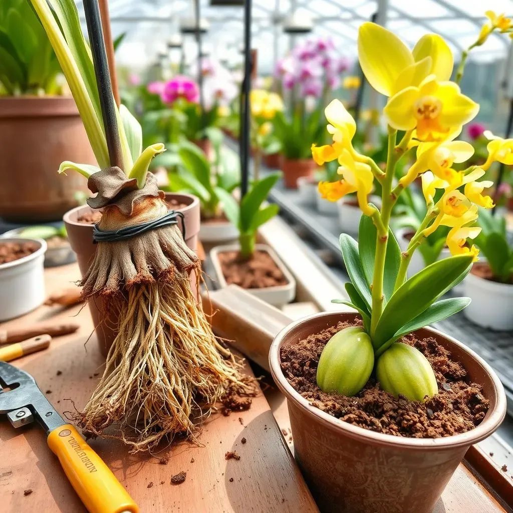 オンシジウムの花の増やし方：株分け、植え替えのタイミングと注意点
