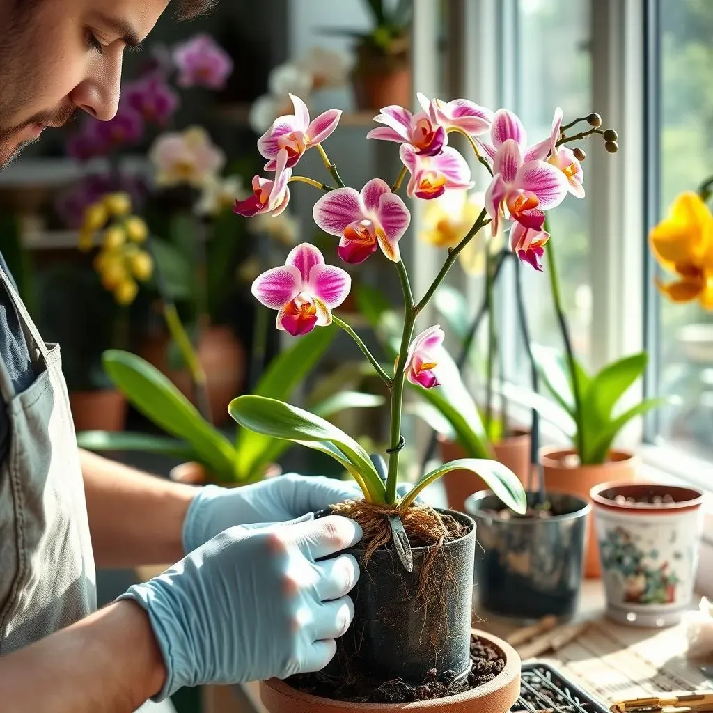 カトレアの植え替えと株分け：適切な時期と方法