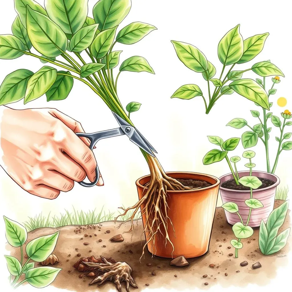 フーランの増やし方：株分けと播種